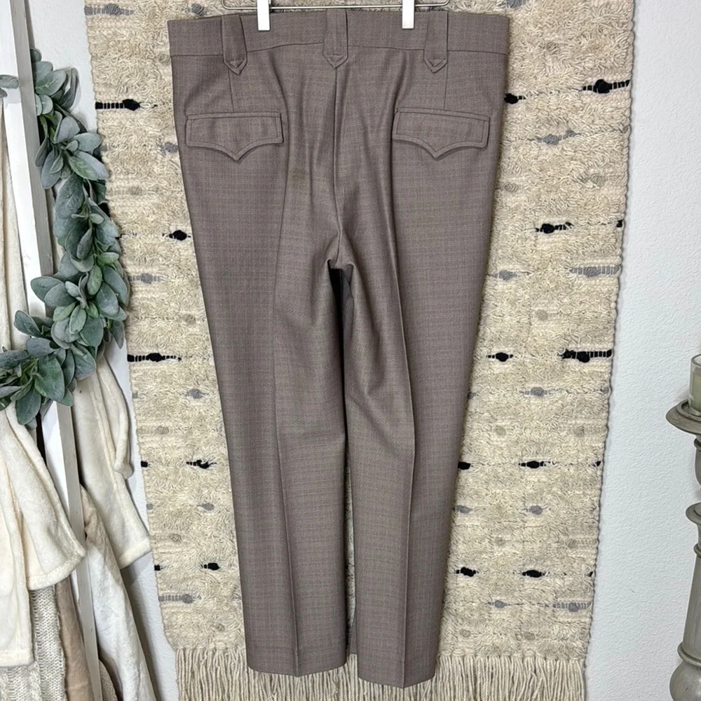 Circle S Men’s Donegal Brown Lambswool Western suit set size 42R / 36R